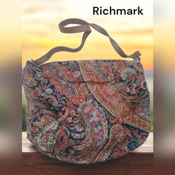 Richmark Paisley vintage bag purse - Picture 1 of 2